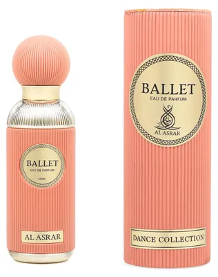 Image de Alasrar Ballet, Eau de Parfum, unisexe. Notes : rhubarbe, noix de coco, anis, mûre, jasmin, vanille, musc, bois de santal