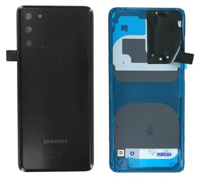 Produktbild von Akkudeckel kompatibel mit Samsung Galaxy S20 (SM-G980F SM-G981B), schwarz
