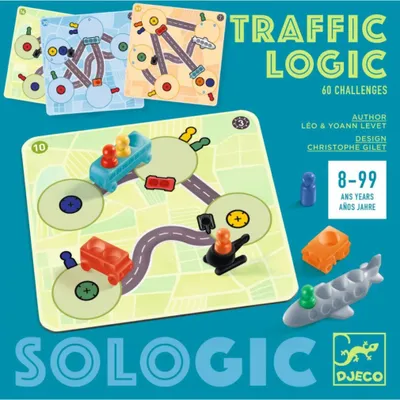 Image de DJECO Jeu de puzzle Sologic - Transports