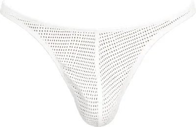 Image de Barcode Berlin - Sous-vêtement String Hommes - Thong Lor White - 1x Taille M