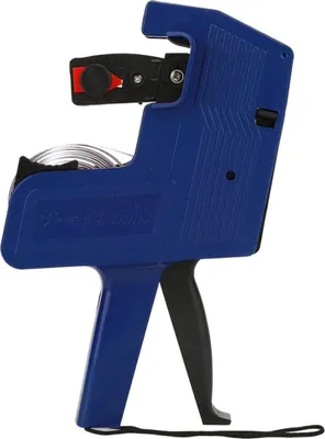Productafbeelding van Famanu prijslabelprinter met 8 cijfers - Compacte etiketteermachine - Blauw