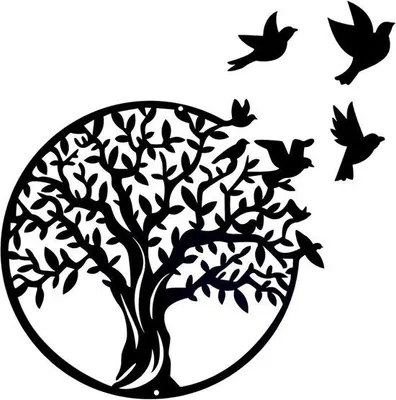Produktbild von Kunststuk aus Kupfer - Baum des Lebens - Dekoration für Innen- und Außenbereich - Einzelstück - Kupferfarben - Metall