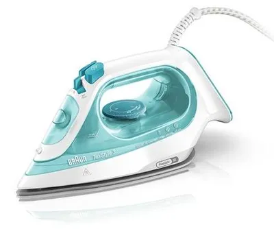 Obrázok produktu pre Naparovacia žehlička Braun SI 3041 GR Keramická žehliaca plocha Tyrkysová, biela 2350 W