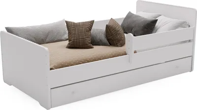 Immagine prodotto di Lettino MAX BAR 80 x 160 cm con cassetto e colore: bianco