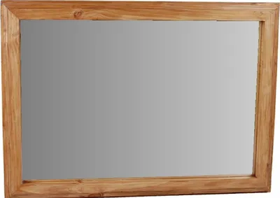 Produktbild von MiaMöbel Spiegel Mexico Möbel 105x75x5 cm Landhausstil Glas Massivholz Pinie Honig