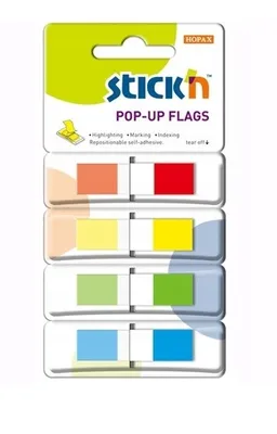 Produktbild von Index Tabs Spender, 45x12mm, 4 Farben, 160 Stück