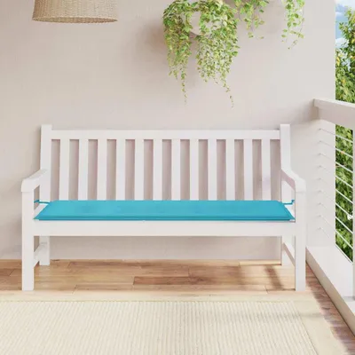 Produktbild von vidaXL Gartenbank-Auflage Türkis 150x50x4 cm Oxford-Gewebe