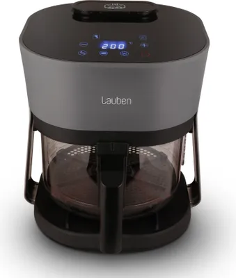 Produktbild von Lauben Glass&SteamAir® Fryer 4500BG, Heißluftfritteuse mit Glasfrittierkorb, 1300 W, 8 Programme, 4,5 Liter, Dampffunktion, 360° Heißluftzirkulation