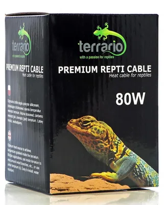 Obrázek produktu pro Terrario Premium Repti Cable 80W - topný kabel 10,5m Terrario