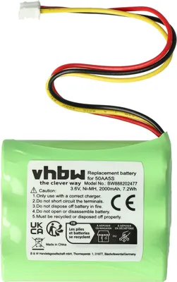 Produktbild von vhbw Akku Ersatz für tonies 50AA5S für Hörspielbox (2000 mAh, 3,6 V, NiMH)