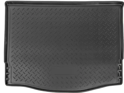 Produktbild von NORM LINERS | Gummi-Kofferraumwanne Kofferraumschale Fahrzeugspezifisch Für Ford Focus 3 Hatchback 2011-2015, Antirutsch, Passgenau, mit Hoher Rand 2cm Kofferraum-Schutzmatte, Aufrollbar, Schwarz