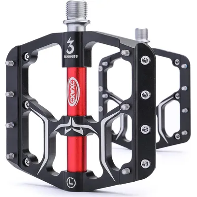 Produktbild von Fahrradpedale Aluminiumlegierung 9/16 Zoll 3 Lager Schwarz Anti-Rutsch