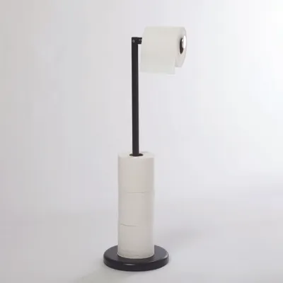 Produktbild von spirella wc Rollenhalter 2in1 schwarz