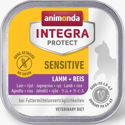 Obrázek produktu pro Mokré krmivo pro kočky animonda Protect Sensitive Lamb & Rice 100 g