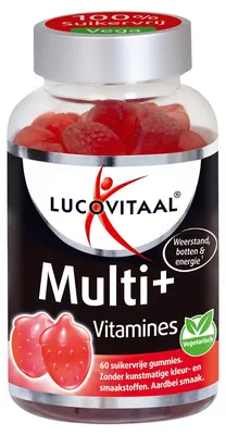 Produktbild von Multi+ Vitamin-Gummibärchen, zuckerfrei