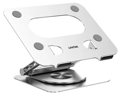 Produktbild von UNITEK D1109B01, Laptop-Ständer, Dunkles Grau, Aluminium, 33 cm (13"), 43,2 cm (17"), 180°