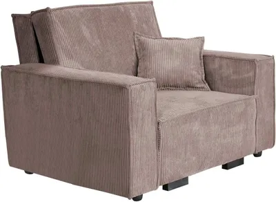 Produktbild von MIRJAN24 Schlafsofa Viva Star I, einsitzer Bettsofa inkl. Kissen, mit Bettkasten und Schlaffunktion, Stilvoll Couch (Farbe: Poso 145)