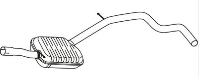 Produktbild von VEGAZ SKS-166 Vorschalldämpfer Schalldämpfer für SKODA Octavia II Combi (1Z5)