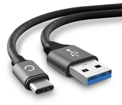 Image de CELLONIC Câble USB USB C Type C 3.0 3A transfert données pour appareil Nikon D6 Z 5 cable charge et data 2m Nylon gris, cordon caméra