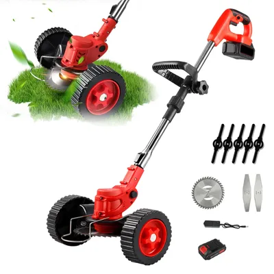 Obrázek produktu pro 21V akumulátorová strunová sekačka, nastavitelná délka 90-120 cm, 18000 otáček za minutu, 1 baterie, EU
