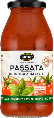 Zdjęcie produktu dla Jamar Premium Passata Rustica Z Bazylią 500 G