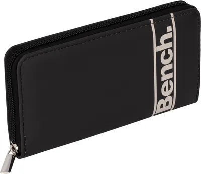 Produktbild von Bench Große XXL Damen Geldbörse Portemonnaie Reißverschluss Schwarz (90230)
