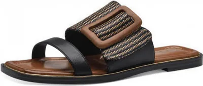 Produktbild von Tamaris pantolettemodel 2710442 Pantolette schwarz-kombiniert in Gr. 39