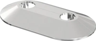 Produktbild von Flamco Doppelrosette RVDC 50/15, 15mm, chrom 50 Stk