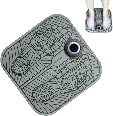 Obrázek produktu pro Přenosná masážní pomůcka na nohy pro neuropatické bolesti nohou – ergonomický design – 8 režimů – 19 úrovní intenzity – displej pro relaxační pohodlí