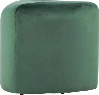 Image de FURNLUX Pouf Peg Green 46cm / Hauptfarbe : Grün / Abmessungen : 46 x 46 x 41 cm