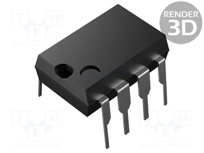 Produktbild von IC: Operationsverstärker; 16MHz; Kanäle: 2; DIP8; 10÷36/±5÷18VDC MC33078P THT Operationsverstärker