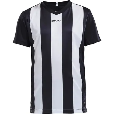 Produktbild von CRAFT Progress Jersey Stripe JR Black/White 158/164