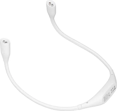 Zdjęcie produktu dla Lampa na szyję USB z możliwością ładowania 3 poziomy jasności Elastyczna lampa LED na szyję do czytania 360° do biegania Naprawa Biały