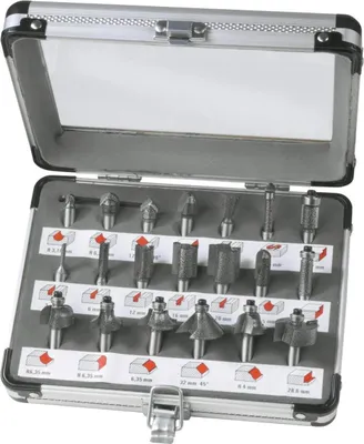 Produktbild von FERM 20-tlg. Fräser-Set PRA1008