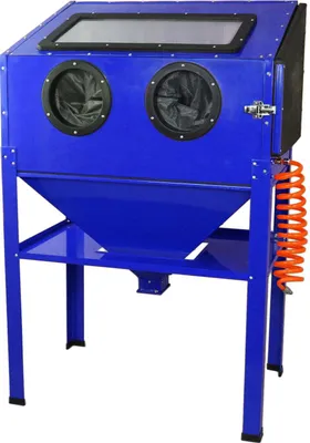 Produktbild von Sandstrahler Sandstrahlgerät Sandstrahler Profi Sandstrahlkabine 220 Liter