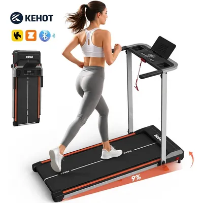 Produktbild von Kehot Laufband für Heimtraining, 1–12 km/h, klappbar, leiser Motor, Bluetooth APP