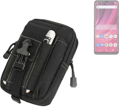 Produktbild von K-S-Trade Gürtel Tasche kompatibel mit BLU F92e 5G Gürteltasche Holster Schutz Hülle Handy Hülle Smartphone outdoor Handy-Hülle schwarz