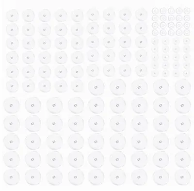 Zdjęcie produktu dla Kolczyki piercing kauczuk dla uszu zestaw 140 szt 3 9 mm