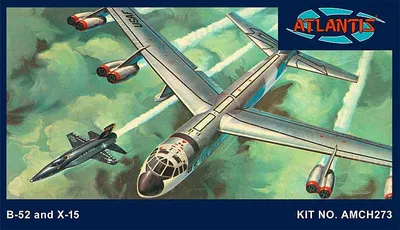 Produktbild von Atlantis 560273 - 1/175 B-52 und X-15 - Neu