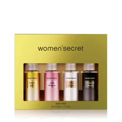 Obrázek produktu pro Sada tělových parfémovaných mlh Women'secret, 50 ml × 4