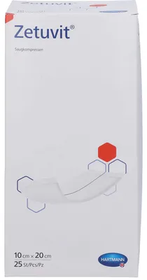 Produktbild von ZETUVIT Saugkompressen steril 10x20 cm