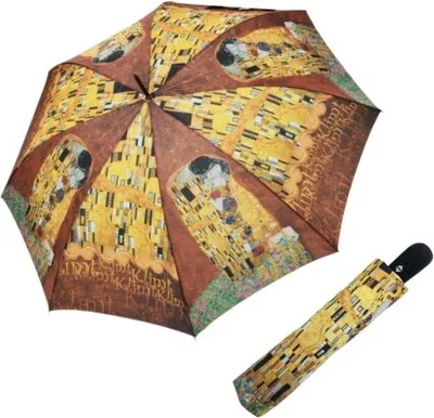 Obrázek produktu pro Doppler Magic Mini Klimt "Der Kuss" - dámský plně automatický deštník