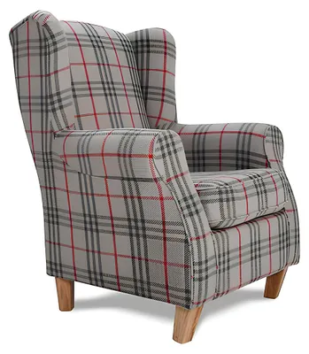 Produktbild von Sessel Club Lounge Design Stuhl Polster Sofa 1 Sitzer Relax Ohrensessel Fernseh