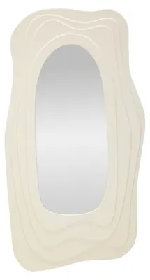 Immagine prodotto di FURNLUX Specchio da parete Daphne White 90cm / Colore principale: Bianco / Dimensioni: 90 x 165 x 4 cm