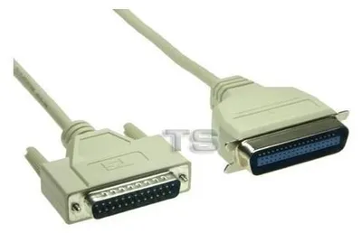 Obrázok produktu pre Alcasa 4090-06, Biela, 25-pin Sub D, 36-pin Centronics, 0,6 m, Zlato