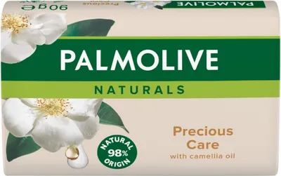 Immagine prodotto di Cubo di sapone alla mandorla Palmolive, prodotto detergente di qualità con fragranza rinfrescante alla mandorla, 90 g