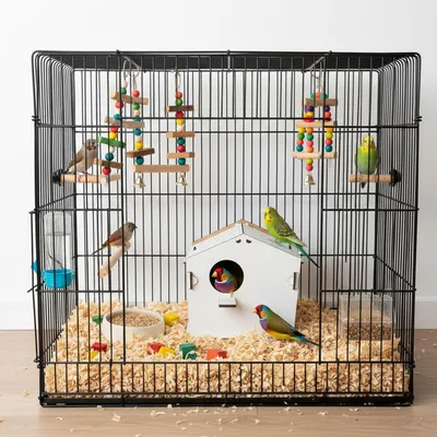Produktbild von Jungengel Vogelhaus Nistkasten Stecksystem Holz Weiß – Vogelhäuschen mit Anflugsteg & klappbarem Dach, robust & hygienisch