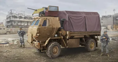 Immagine prodotto di Trumpeter M1078 LMTV (Armor CAB) 1:35, 01009
