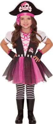 Immagine prodotto di Costume da principessa pirata rosa per bambina