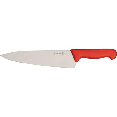 Produktbild von Giesser Messer Küchenmesser Kochmesser mittelspitz breit scharf - 26 cm rot